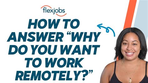 How To Answer Why Do You Want To Work Remotely YouTube