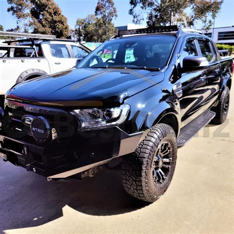 Gloss Black Fender Flares Fits Ford Ranger Px3 2018 2019