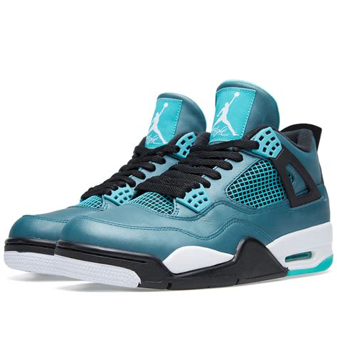 Nike Air Jordan IV Retro 30th Anniversary 'Teal' Teal, White & Black | END.