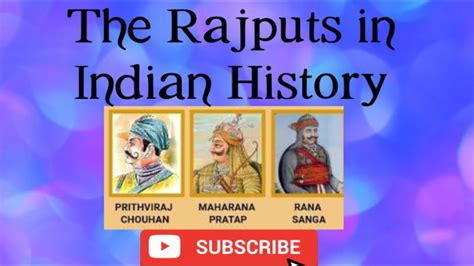 The Rajputs In Indian History Youtube