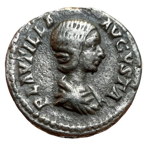 Imp Rio Romano Ar Denarius Plautilla Wife Of Caracalla Catawiki