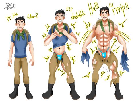 [andro Nano] Luke Muscle Growth Sequence 1 By Lyzbie On Deviantart