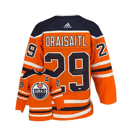 Leon Draisaitl Signed Jersey Unframed - Hall Of Fame Sports Agency