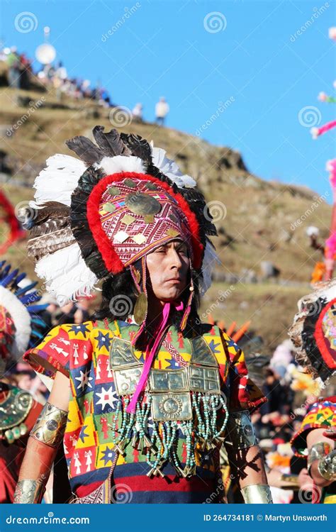 Inca Queen At The Inti Raymi Celebration In Cusco Peru Editorial Photo