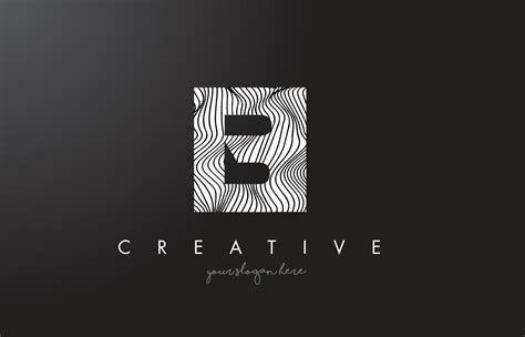 Bi B I Letter Logo With Zebra Lines Texture Design Vector