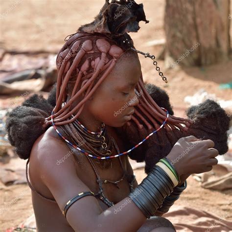 Himba Mujer Namibia Foto Editorial De Stock Znm