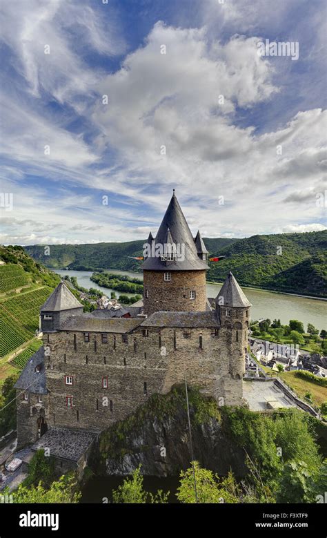 Stahleck Castle Bacharach Germany Stock Photo Alamy