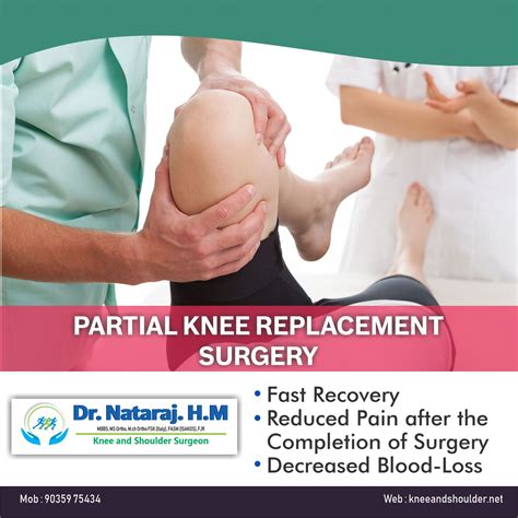 Knee and Shoulder -Dr.Nataraj H M - A partial knee replacement is a