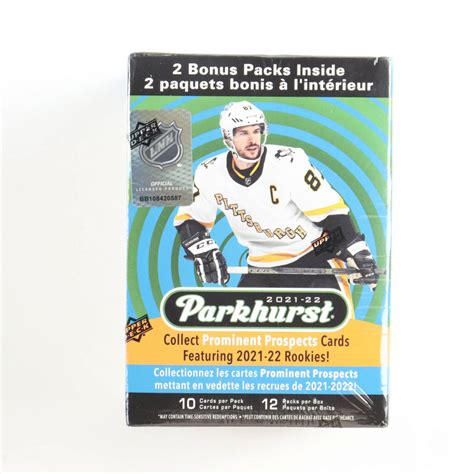 2021 22 Upper Deck Parkhurst Hockey Blaster Box With 12 Packs