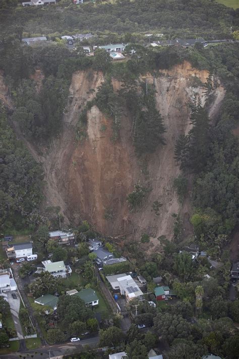 Cyclone Gabrielle Aerial Photos Reveal Impact Of Landslides At Muriwai