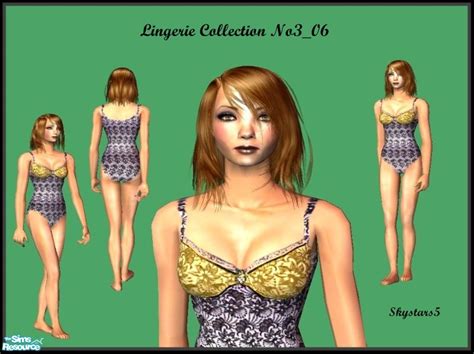 The Sims Resource Lingerie Collection No3 06