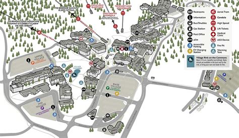 Jh Village Map 11 U S West Mountain Collective Ski Resorts