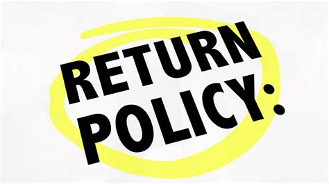 Refund And Returns Policy 
