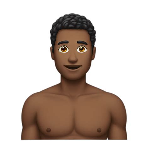 Homme Nu AI Emoji Generator