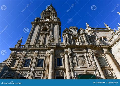 Santiago De Compostela Spain Stock Image Image Of Unesco Spanish