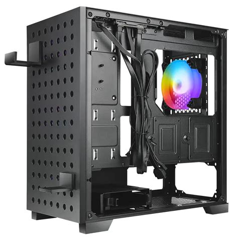 Azza Elise Mid Tower Matx Case Black Csaz 140m Tech Daddy