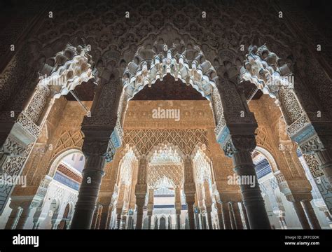 Pavilion Of Court Of The Lions Patio De Los Leones At Nasrid Palaces