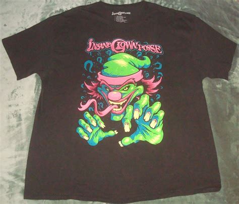 VTG INSANE CLOWN POSSE T SHIRT 2XL RIDDLE BOX JUGGALO ICP SHAGGY DOPE