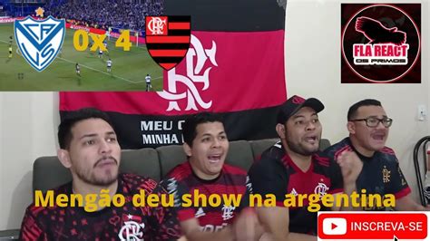 React Velez X Flamengo Hat Trick De Pedro Meng O Atropela Na