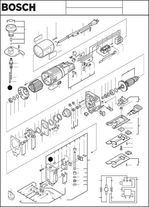 Bosch Power Tools 0601584651 Bosch Jig Saw Parts List