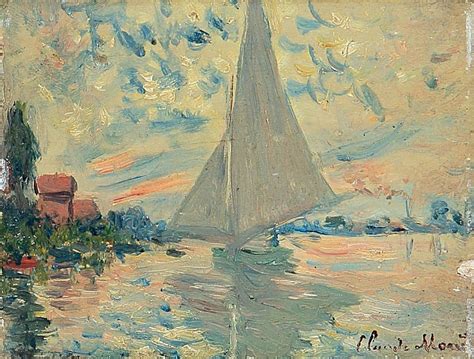 Claude Monet La Barque Private Collection X Cm N Flickr