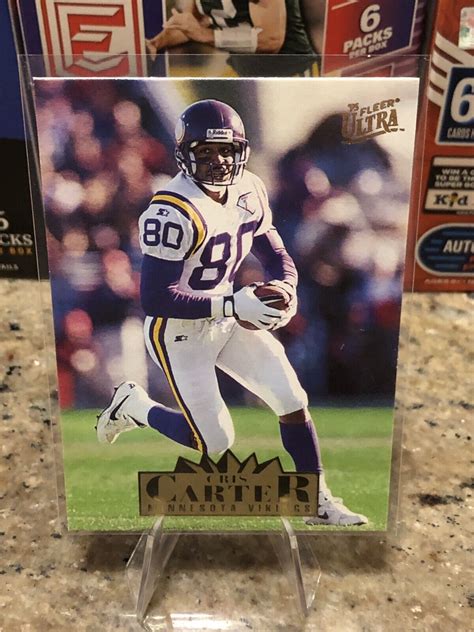 Fleer Ultra Chris Carter Minnesota Vikings Football Nfl Ebay