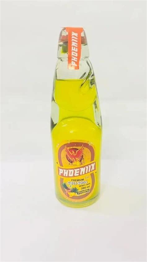 Phoeniix Premium Pineapple Flavoured Golisoda Packaging Size 200 Ml