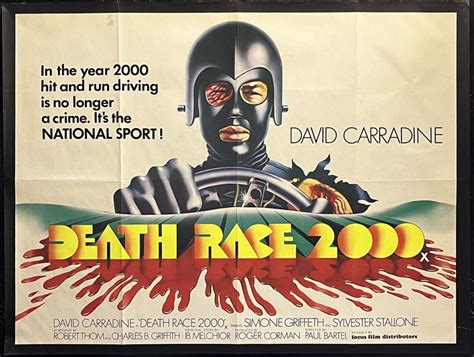 Death Race 2000 Poster, UK Quad, 1975, Chantrell Thomas