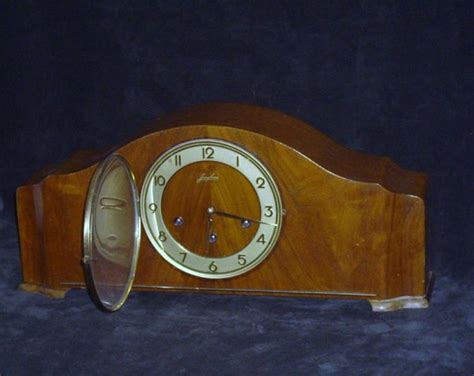 Vintage Junghan S Mantel Clock Westminster Chimes German Clock