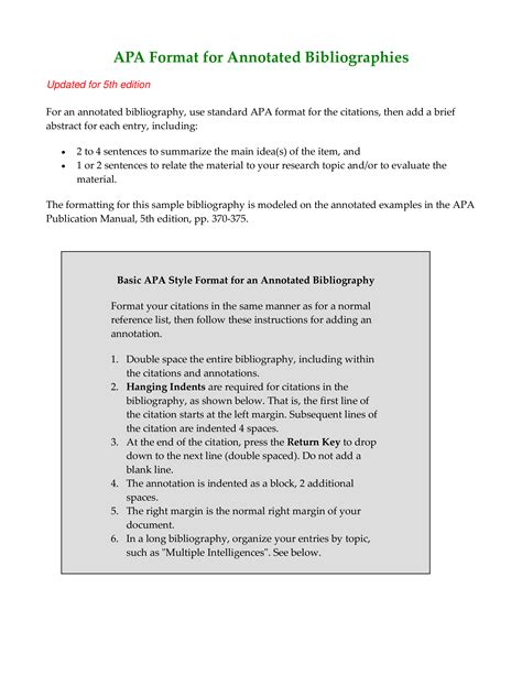 Bibliography In Apa Format - How to create a Bibliography in APA Format? Download this ...