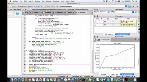 Yield Curve Demo In Python Youtube