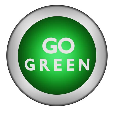 Go green button 3d icon, perfect to use as an additional element in ...