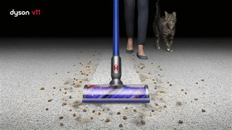 Dyson V11 Cordless Vacuum with 6 accessories Nickel/Blue 447921-01 ...