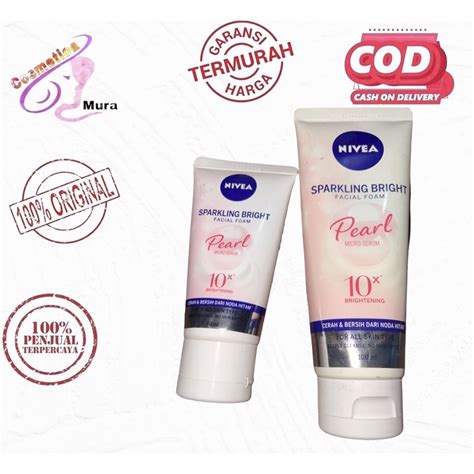 Jual Nivea Sprakling Foam Ml Nivea Sparkling White Facial Foam