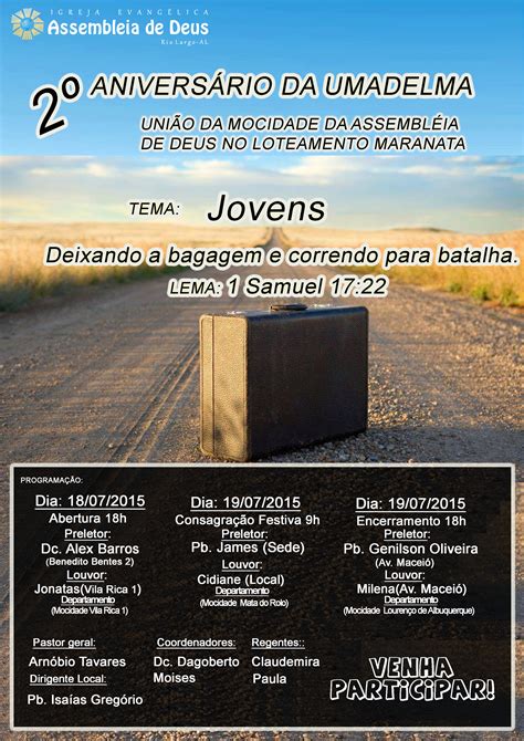 Loteamento Maranata Aniversario Da Mocidade Tem Culto Animado Ad