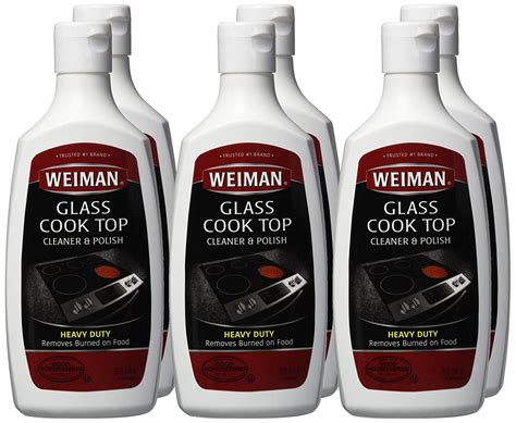 Weiman Cook Top Cleaner And Polish Heavy Duty 20 Fl Oz 6 Pack