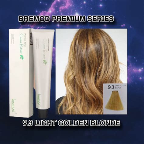 Bremod Premium Series Cocoa Butter Hair Color Ml Light Golden