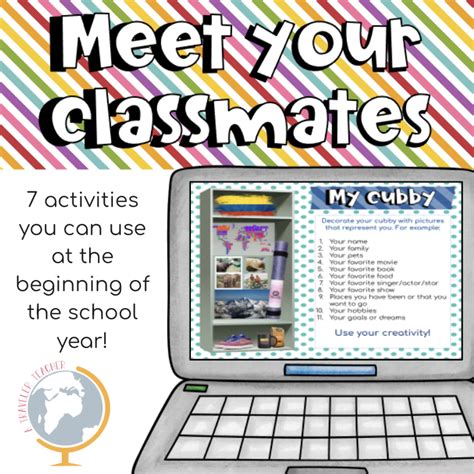 Meet Your Classmates Fun Activities For The Beginning Of The Year