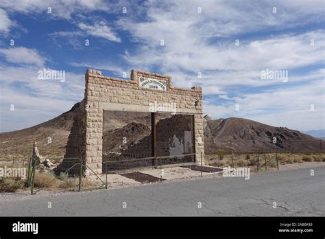 Rhyolite Nevada Ghost town Stock Photo - Alamy