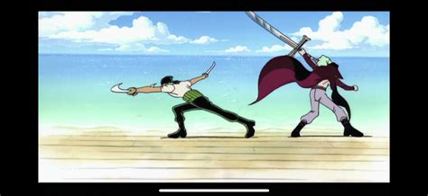 Mihawk vs zoro | One piece episodes, One piece images, Anime