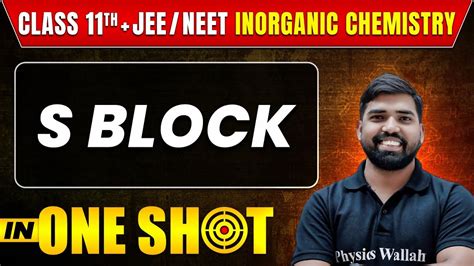 S Block Elements In Shot Class Th Jee Neet Inorganic Chemistry