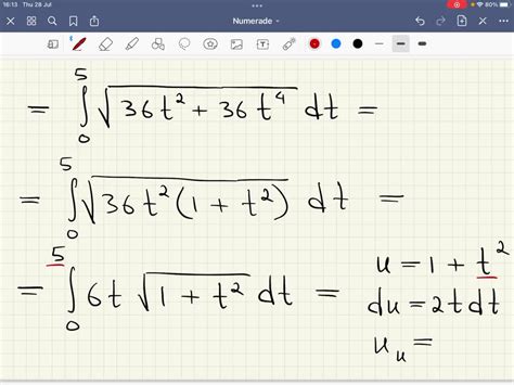 Solved Find The Exact Length Of The Curve Described By The Parametric