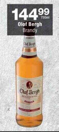 Olof Bergh Brandy 750ml Offer At Checkers