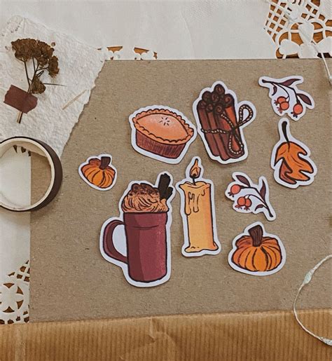 Autumn Sticker Pack 🎃 Autumn Stickers Sticker Art Sticker Collection