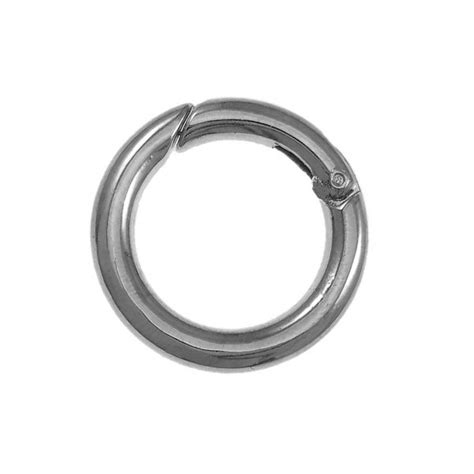 Runder gunmetal Ringverschluss 25x4mm Karabinerhaken Schmuckzubehör