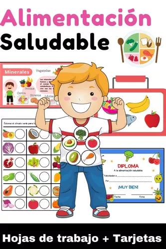 Alimentación Saludable Actividades Tarjetas Material Didáctico De