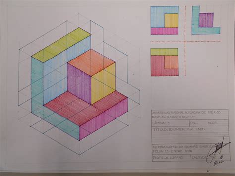 Dibujo Constructivo Ii L Mina Sistema Europeo De Vistas