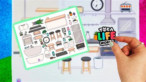 Toca Life World: Aesthetic House Design / DIY Quiet Book Toca Boca /Paper Doll Toca Boca ( part 2 )