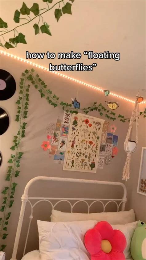 Grab This Cute Floating Butterflies Idea For Your Aesthetic Room