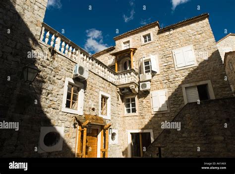 budva  town montenegro stock photo alamy
